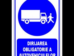 Indicator dirijarea obligatorie a autovehiculelor